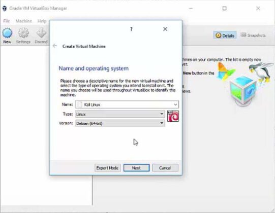 How to Build a Hacking Lab with VirtualBox-creating kali virtual ...