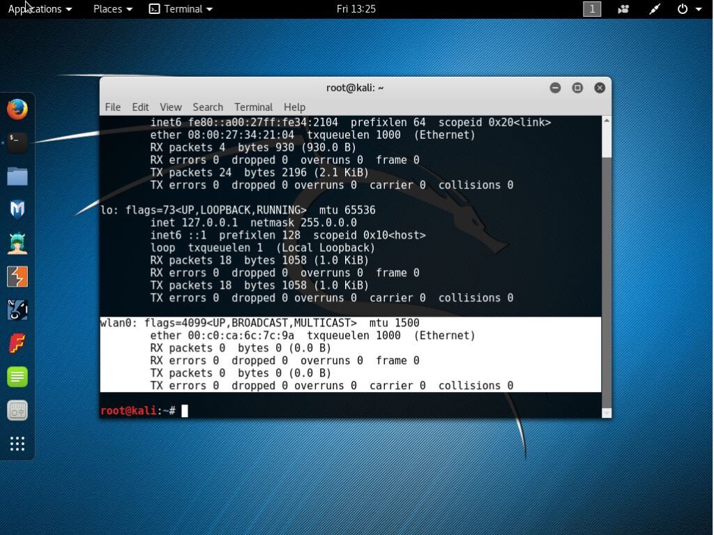 Linux Alfa How to Connect ALFA AWUS036H to Kali Linux in VirtualBox-wlan0 ...