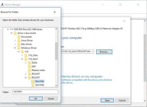 How to Install ALFA AWUS036H on Windows 10-Manual Driver Location