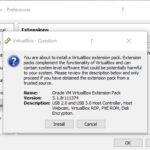 How to Install VirtualBox Extension Pack-open file
