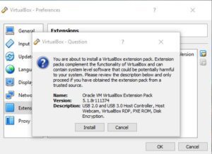 How to Install VirtualBox Extension Pack - Open File