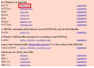 How to Setup SSH Server on Kali Linux - Downloading Putty