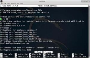 How to Setup SSH Server on Kali Linux-edit sshd_config file