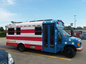 stars and stripes but bought in chicago