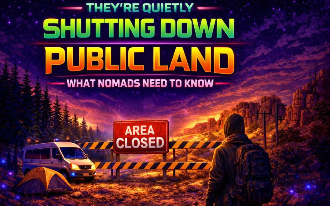 They’re Quietly Shutting Down Public Land – What Nomads Need to Know